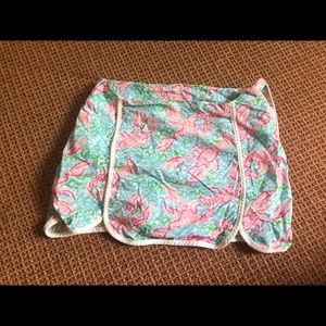 Lilly Pulitzer lobsta roll print skort